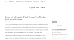 Desktop Screenshot of englishfolkdance.org